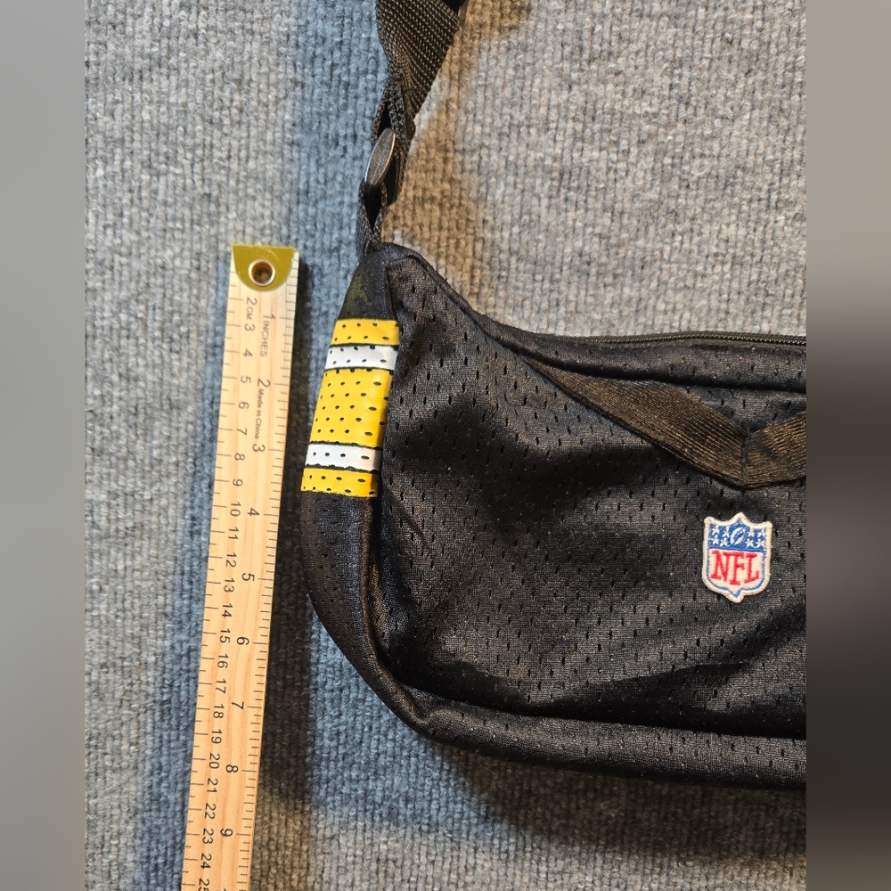 Pittsburgh Steelers NFL Pro-FAN-ity‎ by Littleearth Jersey Mesh Shoulder Bag - Picture 13 of 13